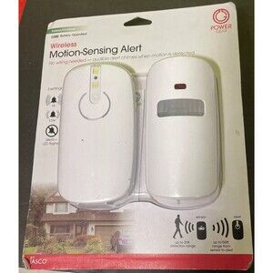 Power Gear Battery Operated In/Outdoor Wireless Motion-Sensing Security Alarm